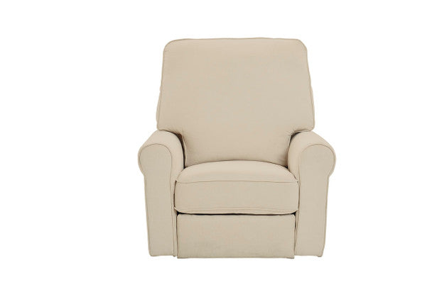 Charleston Manual Recliner (Ivory fabric)