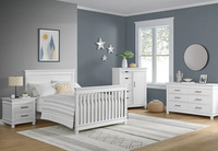 Rockies Flat Crib (Weathered Snow)