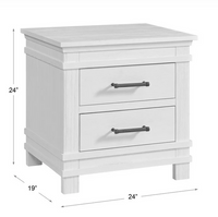 Rockies Nightstand (Weathered Snow)