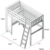 Solutions All-in-One Study Loft Bed