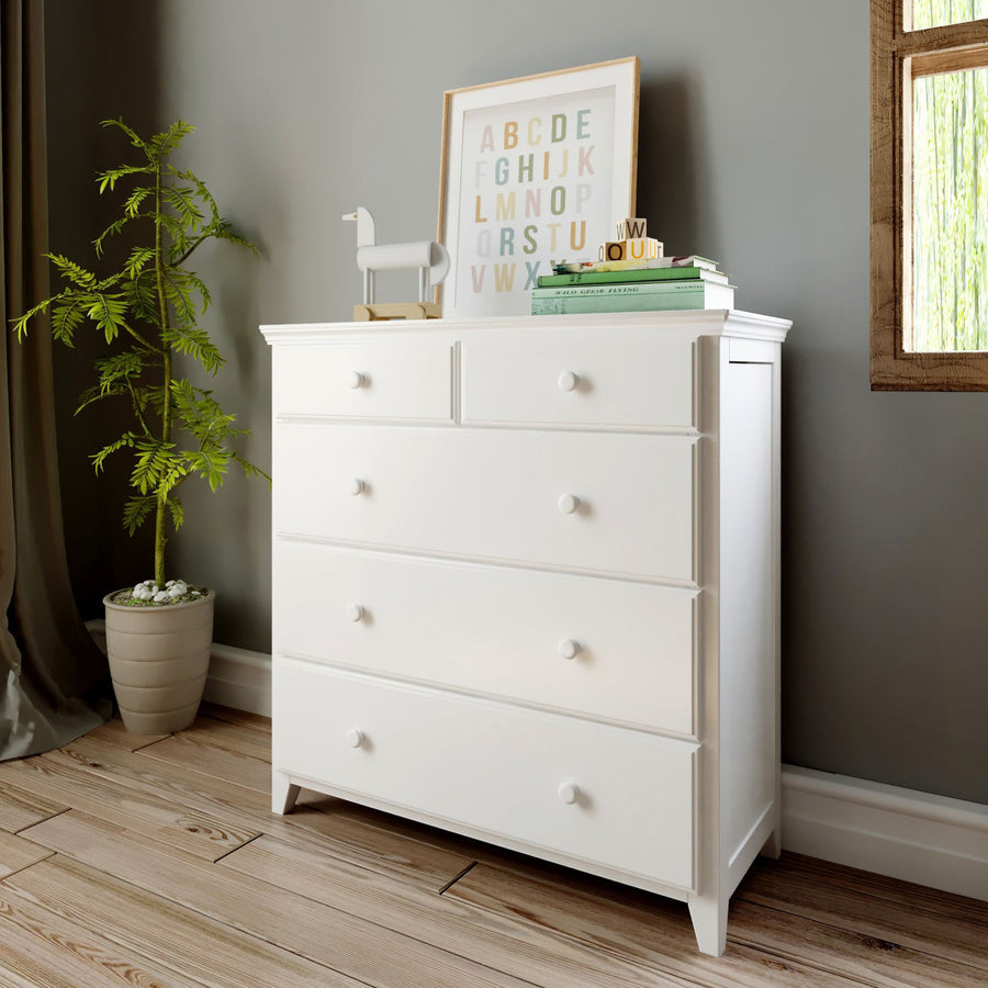 Solutions 2-Over-3 5-Drawer Dresser – Kids Bedroom Gallery