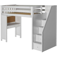 Solutions Brighton Staircase Loft Bed Study