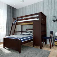 Solutions All-in-One Study Loft Bed + Twin Bed