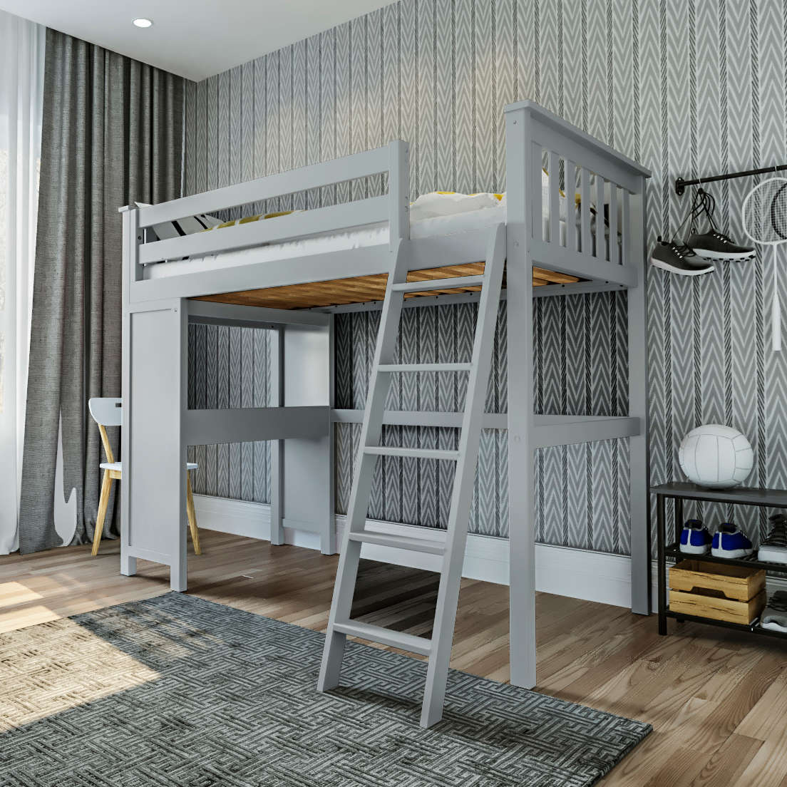 Solutions All-in-One Study Loft Bed