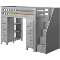 Solutions Staircase Loft Bed Storage + Storage