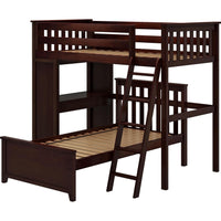 Solutions All-in-One Study Loft Bed + Twin Bed