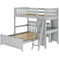 Solutions Loft Bed Study + Full Bed