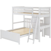 Solutions Loft Bed Study + Full Bed