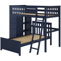 Solutions All in One Loft Bed Storage + Twin Bed