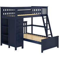 Solutions All in One Loft Bed Storage + Twin Bed