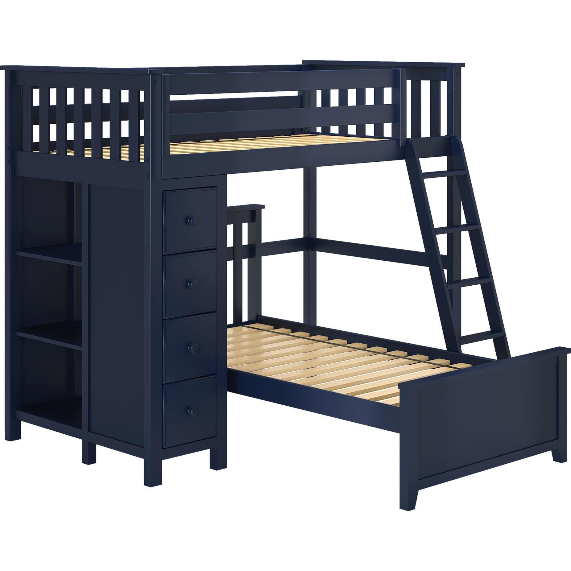 Solutions All in One Loft Bed Storage + Twin Bed