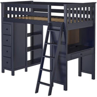 Solutions Loft Bed Storage Study