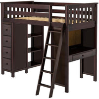 Solutions Loft Bed Storage Study