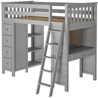 Solutions Loft Bed Storage Study