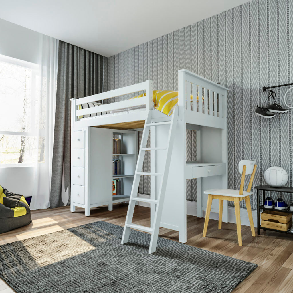 Solutions Loft Bed Storage Study