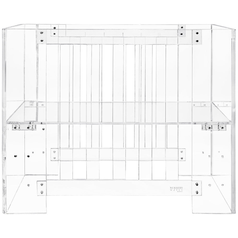 Nursery Works Vetro Mini Crib with Mattress