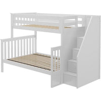 Solutions Twin over Full Staircase Bunk