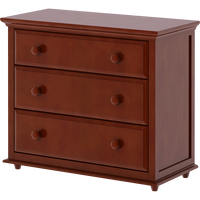 Maxtrix 3 Drawer Dresser with Crown & Base