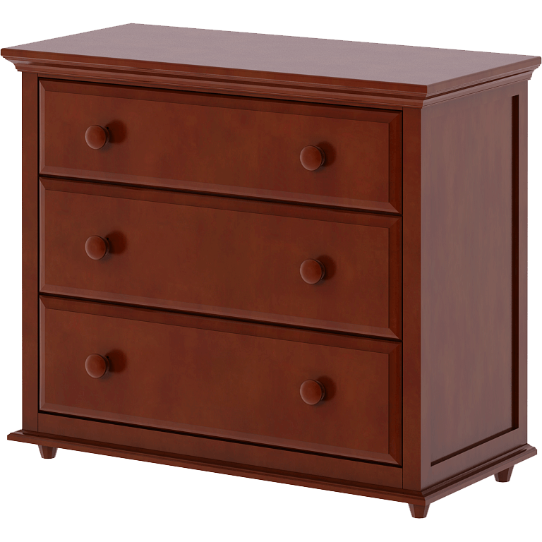 Maxtrix 3 Drawer Dresser with Crown & Base  Kids Bedroom Gallery
