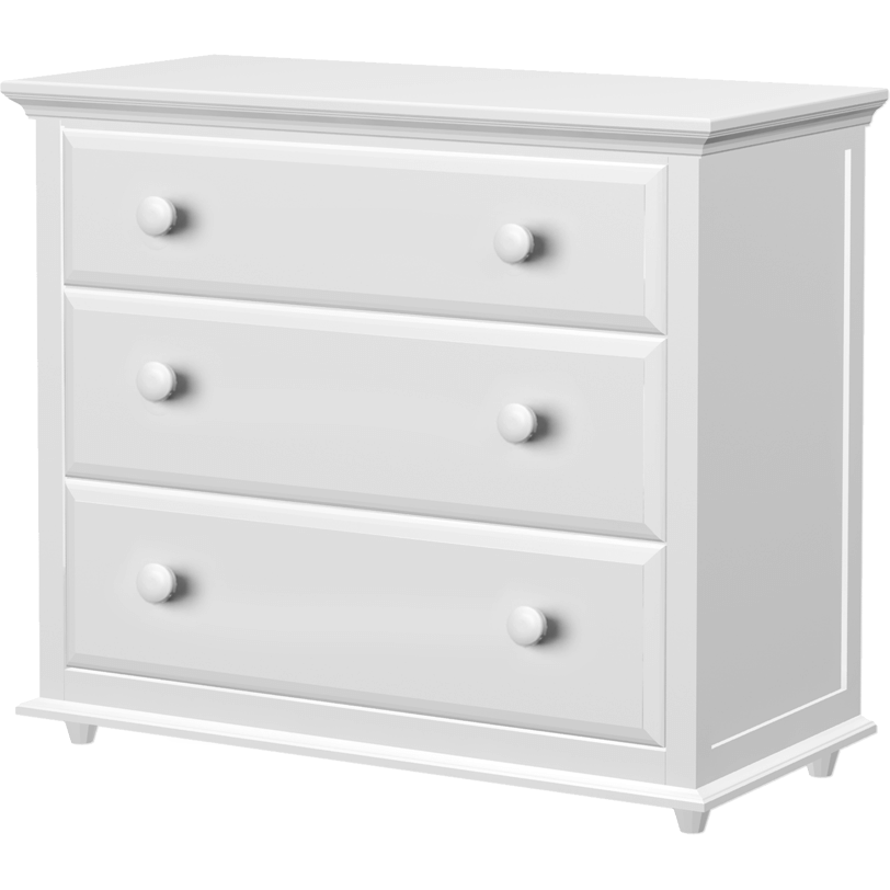 Maxtrix 3 Drawer Dresser with Crown & Base