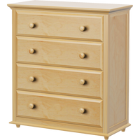 Maxtrix 4 Drawer Dresser with Crown & Base