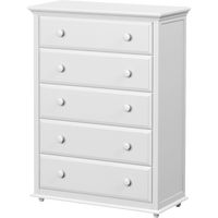 Maxtrix 5 Drawer Dresser with Crown & Base