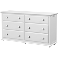 Maxtrix 6 Drawer Dresser with Crown & Base