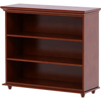 Maxtrix 3 Shelf Bookcase with Crown & Base