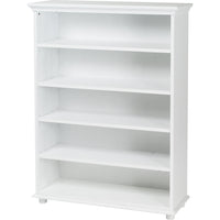 Maxtrix 5 Shelf Bookcase with Crown & Base