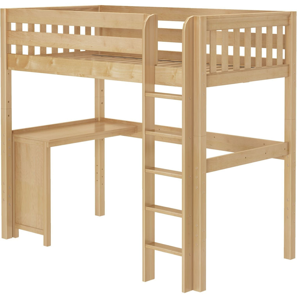 Maxtrix Twin XL High Loft Bed + Corner Desk