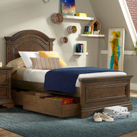 Genevieve Curved Twin Bed