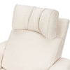 M17183PWB,Willa Deluxe Power Glider Recliner w/Heat&Massage in Performance Ivory Boucle