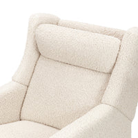 M11283AT,Kiwi Deluxe Power Glider Recliner w/Heat&Massage in Almond Teddy Loop