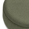 M30985POBHF,Tuffet Storage Ottoman in Performance Olive Boucle w/Honey Ball Feet