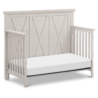 B14501WDF,Emory Farmhouse 4-in-1 Convertible Crib in White Driftwood