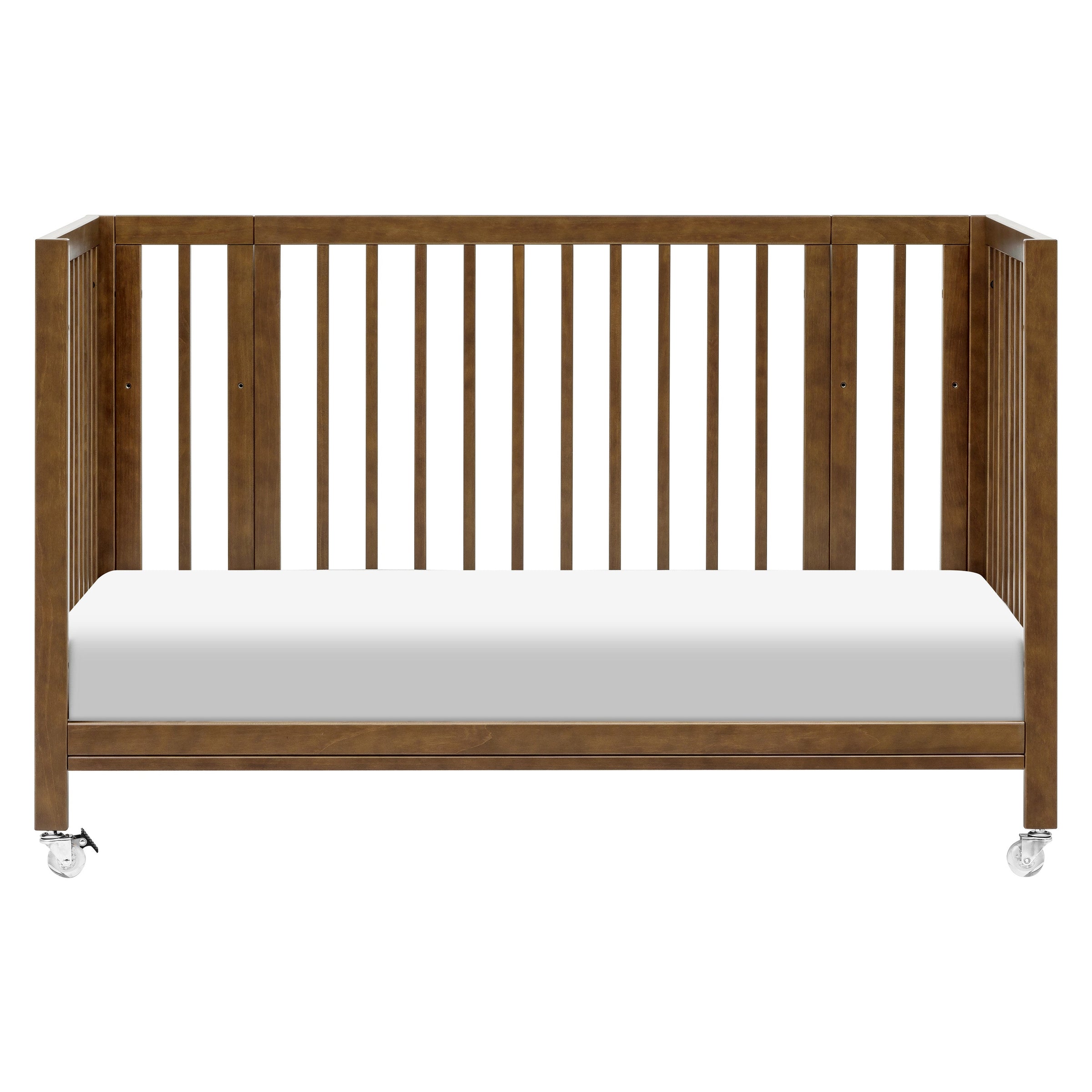 M30880NL,Rolli 9-in-1 Convertible All-Stages?? Crib w/ Bassinet & Toddler Bed Kits in Natural Walnut