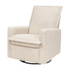 M20977AT,Cali Flange Gliding Swivel Recliner in Almond Teddy Loop