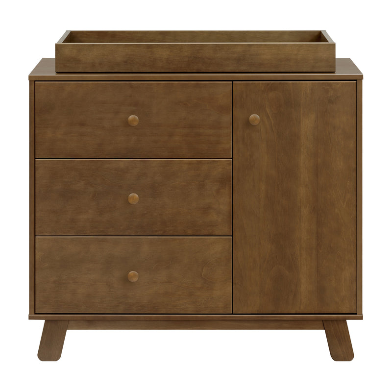 M32523NL,Hudson Modern 3-Drawer Dresser in Natural Walnut