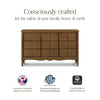 M7128NL,Liberty 9-Drawer Assembled Dresser in Natural Walnut