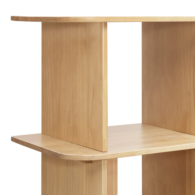 M31811HY,Crosby Open Bookcase in Honey