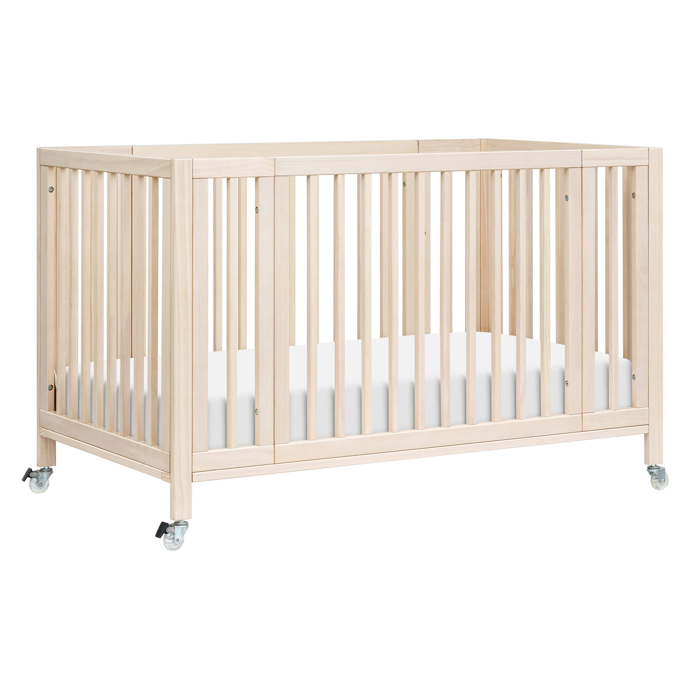 M30880NX,Rolli 9-in-1 Convertible All-Stages?? Crib w/ Bassinet & Toddler Bed Kits in Washed Natural