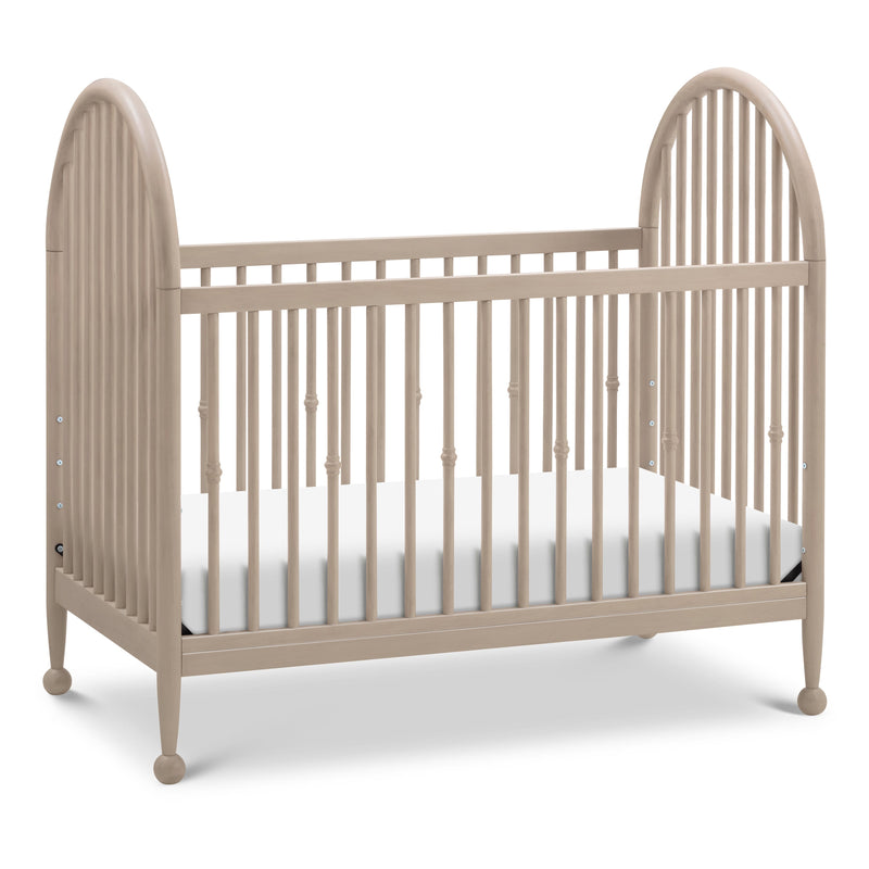 M31401WP,Alouette 3-in-1 Convertible Spindle Crib in Washed Pine