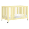 M30880PY,Rolli 9-in-1 Convertible All-Stages?? Crib w/ Bassinet & Toddler Bed Kits in Pale Yellow