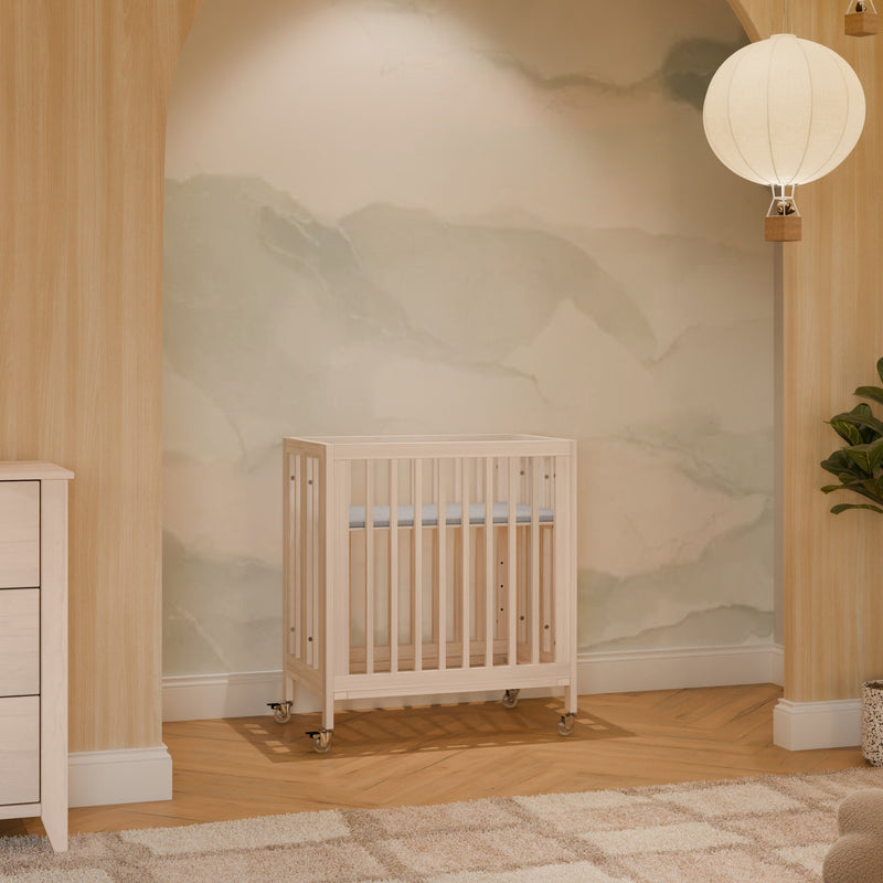 M30880NX,Rolli 9-in-1 Convertible All-Stages?? Crib w/ Bassinet & Toddler Bed Kits in Washed Natural