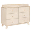M32526NX,Hudson Modern 6-Drawer Assembled Double Dresser in Washed Natural