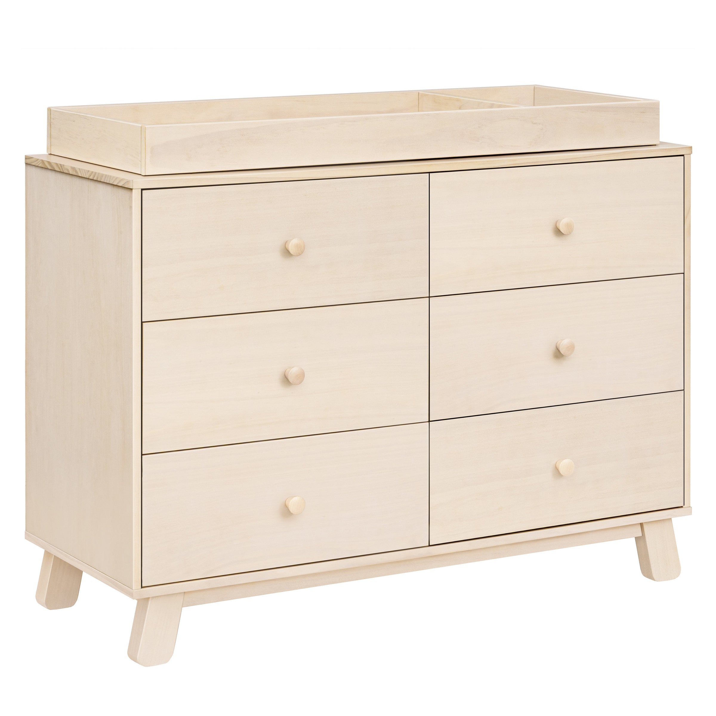 M32526NX,Hudson Modern 6-Drawer Assembled Double Dresser in Washed Natural
