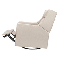 M11283PBEW,Kiwi Deluxe Power Glider Recliner w/Heat&Massage in Performance Beach Eco-Weave