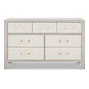 M24816WDFPEW,Eloise 7-Drawer Assembled Dresser in White Driftwood and Performance Pearl Eco-Weave
