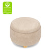 M30985CSGHF,Tuffet Storage Ottoman in Chai Shearling w/Honey Ball Feet