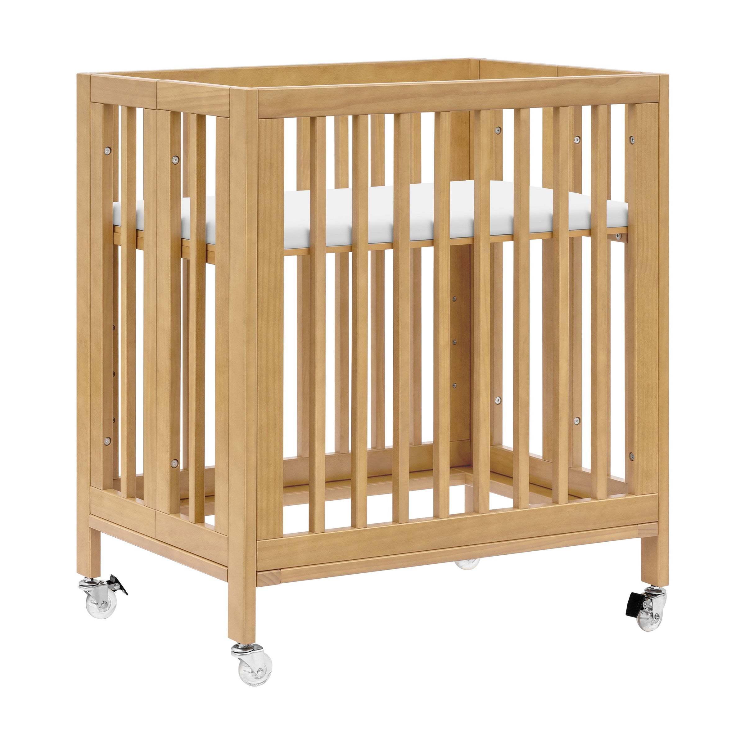 M30880HY,Rolli 9-in-1 Convertible All-Stages?? Crib w/ Bassinet & Toddler Bed Kits in Honey